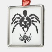 Spinnen Silbernes Ornament (Links)