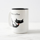 Spinnen-Tasse Zweifarbige Tasse (Vorderseite Links)