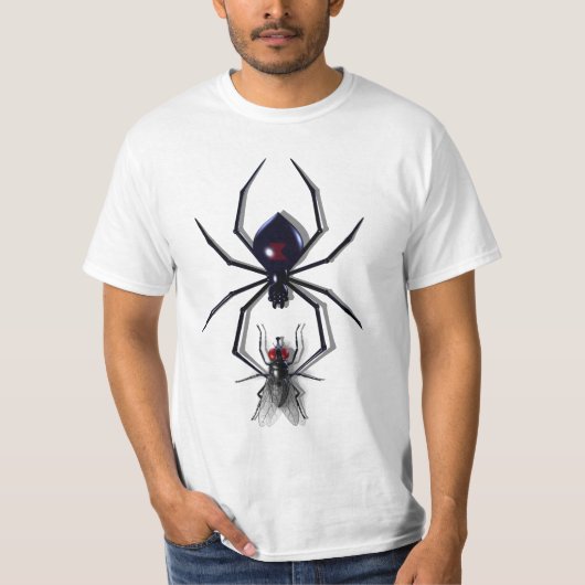 Spinnen-u. Fliegen-T - Shirts (Vorderseite)