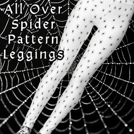 Spinnen über Halloween-Kostüme Leggings