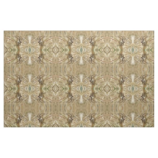 Spinnen und Eierstich Gemusterte Tierwerkstoffe Stoff (Fat Quarter (45,7 x 55,9 cm))