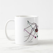 Spinnen- und Garn-Tasse Kaffeetasse (Links)