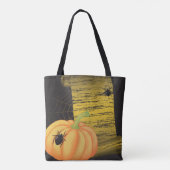 Spinnen und Kürbis Tasche (Rückseite)