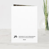 Spinnen-und Netz-Halloween-Karte Karte (Rückseite)