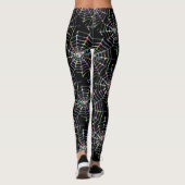 Spinnen-und Netz-Muster-Leggings Leggings (Rückseite)
