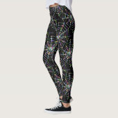 Spinnen-und Netz-Muster-Leggings Leggings (Links)