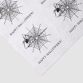 Spinnen und Spiderweb einfache Happy Halloween Seidenpapier (Ausschnitt)