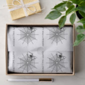 Spinnen und Spiderweb einfache Happy Halloween Seidenpapier (Geschenk)