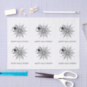 Spinnen und Spiderweb einfache Happy Halloween Seidenpapier (Handwerk)