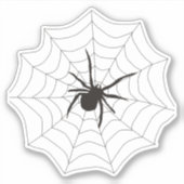 Spinnen und Web-Aufkleber für Vinyl, maßgeschneide Aufkleber (Vorderseite)