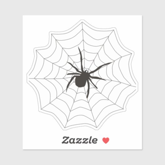 Spinnen und Web-Aufkleber für Vinyl, maßgeschneide Aufkleber (Blatt)