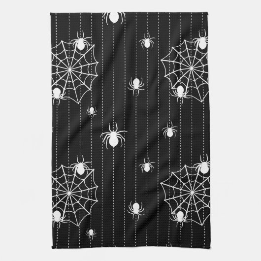 Spinnen und Web-Hintergrund Küchentuch (Vertikal)