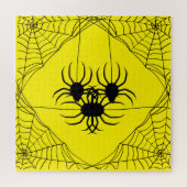 Spinnen und Web-Puzzle,676 Stk.,Gelb Puzzle (Horizontal)