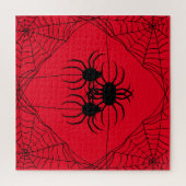 Spinnen und Web-Puzzle,676 Stk.,Rot Puzzle (Vertikal)