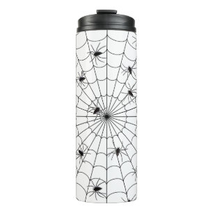 Spinnen und Web Thermosbecher