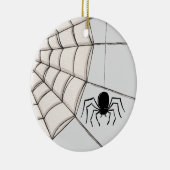 Spinnen und WebHalloween-Keramik Keramik Ornament (Rechts)