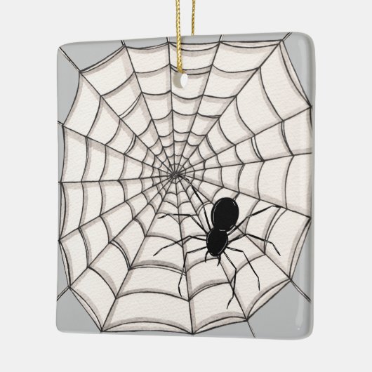 Spinnen und WebHalloween-Keramik Keramikornament (Links)