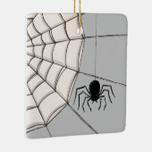 Spinnen und WebHalloween-Keramik Keramikornament (Rechts)