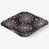 Spinnen und Webs Pappteller (Gewinkelt)