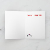 Spinnen-Valentinstag-Karte Feiertagskarte (Innenseite)