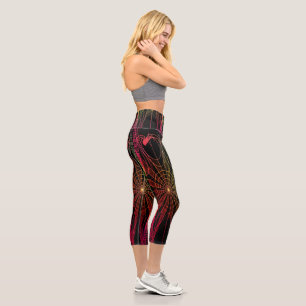 Spinnen & Webs Hochwaisted Capris
