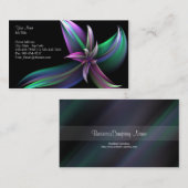 Spinnende Blumen-Geschäfts-Karte Visitenkarte (Vorne/Hinten)