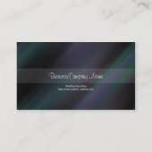 Spinnende Blumen-Geschäfts-Karte Visitenkarte (Rückseite)