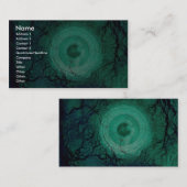 Spinnende Lichter der Abwasserkanalkunst Visitenkarte (Vorne/Hinten)
