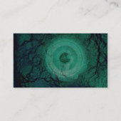 Spinnende Lichter der Abwasserkanalkunst Visitenkarte (Rückseite)