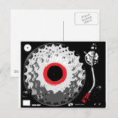 Spinnende Zähne Postkarte (Vorne/Hinten)