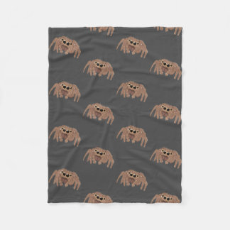 Spinnendecke Fleecedecke