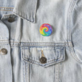 Spinnender Regenbogen Button (Beispiel)