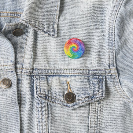 Spinnender Regenbogen Button (Beispiel)