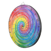 Spinnender RegenbogenDartboard Dartscheibe (Vorderseite rechts)