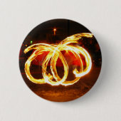 Spinnendes Feuer Button (Vorderseite)