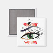 Spinnenfrau / Magnet (Vorderseite/Rückseite)