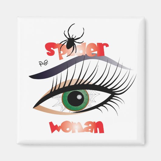 Spinnenfrau / Magnet (Vorne)