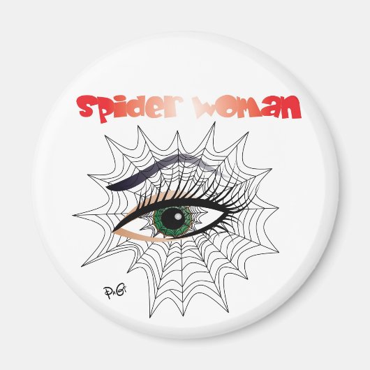 Spinnenfrau / Magnet (Vorne)