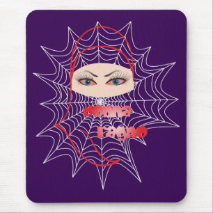 Spinnenfrau / Spiderfrau / donna ragno Mousepad