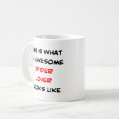 Spinnenfreund, phantastisch kaffeetasse (Vorderseite Links)