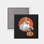 Spinnengeschenk | Boo Halloween mit Pumpkin Magnet (Vorderseite/Rückseite)