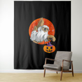 Spinnengeschenk | Boo Halloween mit Pumpkin Wandteppich (Beispiel)