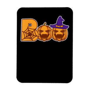 Spinnengeschenk   Boo Halloween Pumpkin Faces Spid Magnet