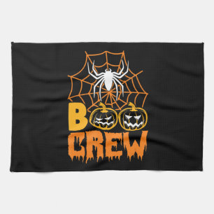 Spinnengeschenk Boo Kürbis Halloween Spinne Boo Geschirrtuch