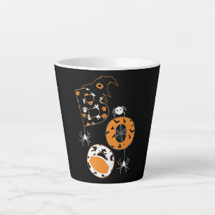 Spinnengeschenk Boo-Maske Spinnenhexenhut Kürbis Milchtasse