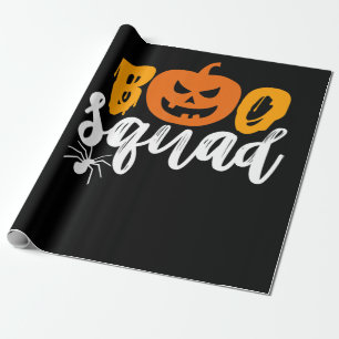 Spinnengeschenk Boo Squad - Kürbis Spinne Hallow Geschenkpapier