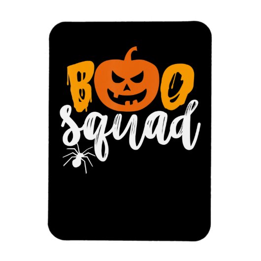 Spinnengeschenk | Boo Squad - Pumpkin Spiole Hallo Magnet (Vertikal)