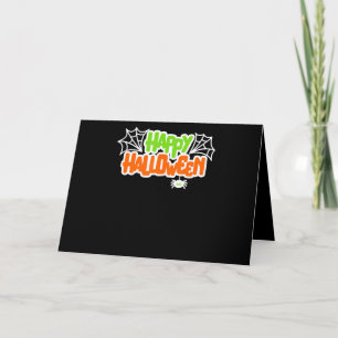 Spinnengeschenk Frohe Halloween-Niedliche Spinne Karte