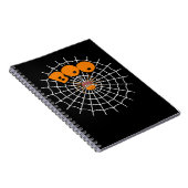 Spinnengeschenk | Funny Boo Spider WebHalloween Notizblock (Rechte Seite)