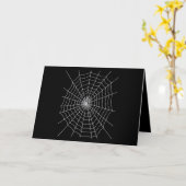 Spinnengeschenk | Großer Spider Lover Karte (Gelbe Blume)